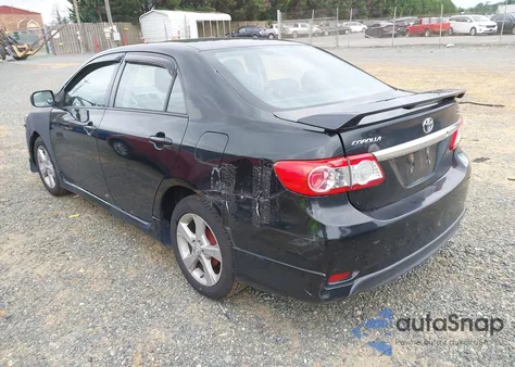 2011 Toyota Corolla S из США, поврежденный, VIN 5YFBU4EE7BP002572